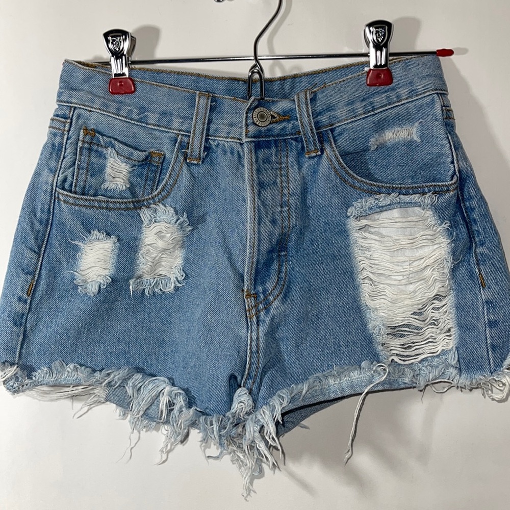 John Galt Distressed Shorts Size XS